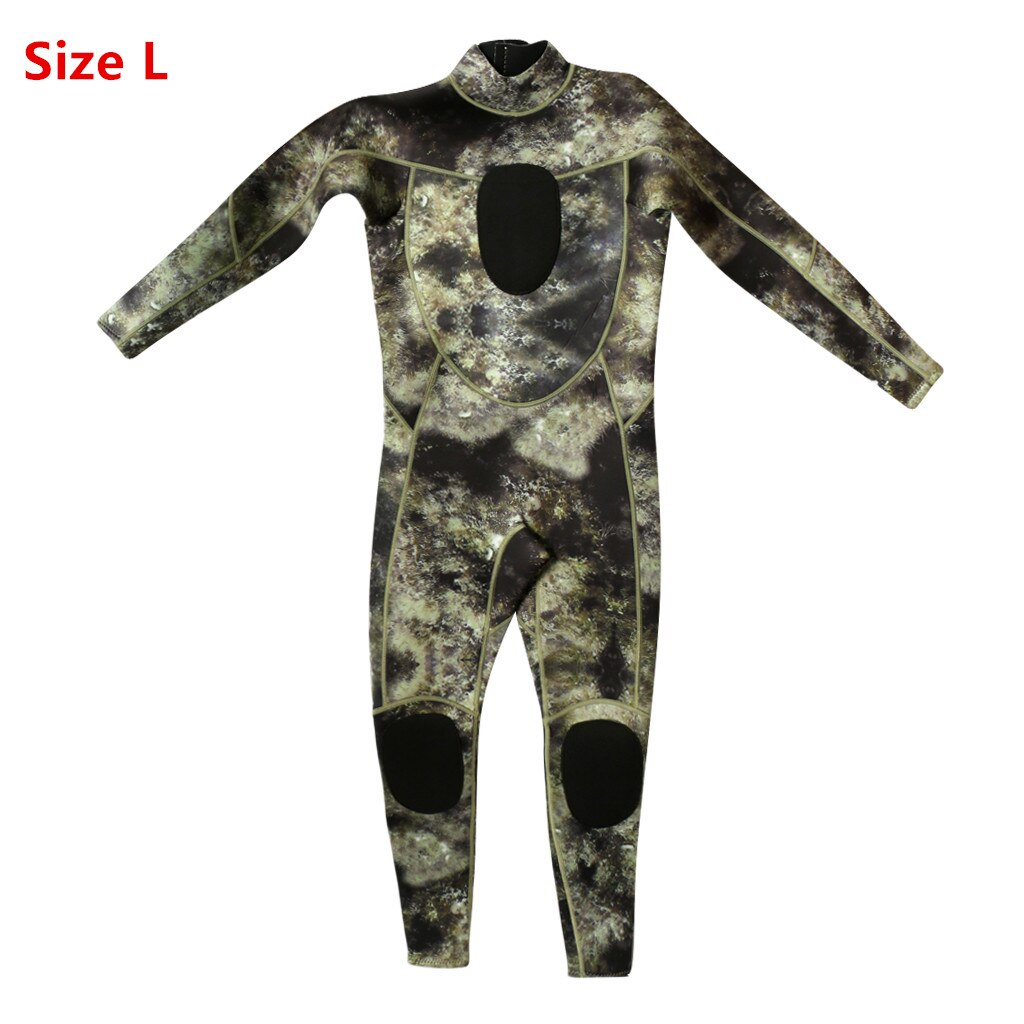 3mm neopren camo mænd fuld våddragter varm vinter svømning dykning surfing spearfishing s/m/l/xl/xxl/xxxl гидрокостюм: L