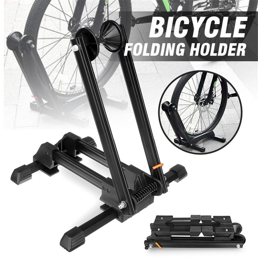 Floor Bike Stand Bike Storage Rack Foldable Adjustable Parking Rack Cycling Mountain Bike Bicycle Holder Bicycle Accessories