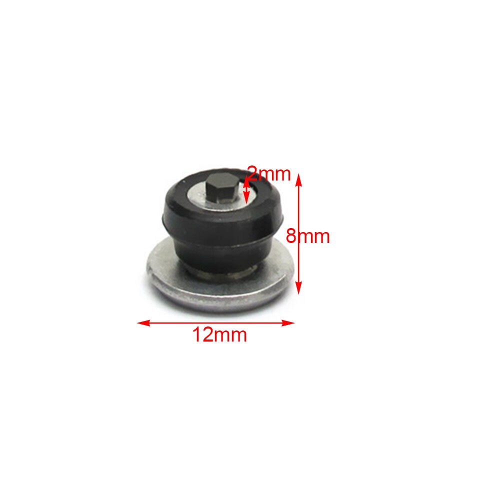 100 stk 12-8-2 slitesterke sleeve pigger bil atv dekk anti-skli spiker auto hjul dekk pigger skruer bil tilbehør
