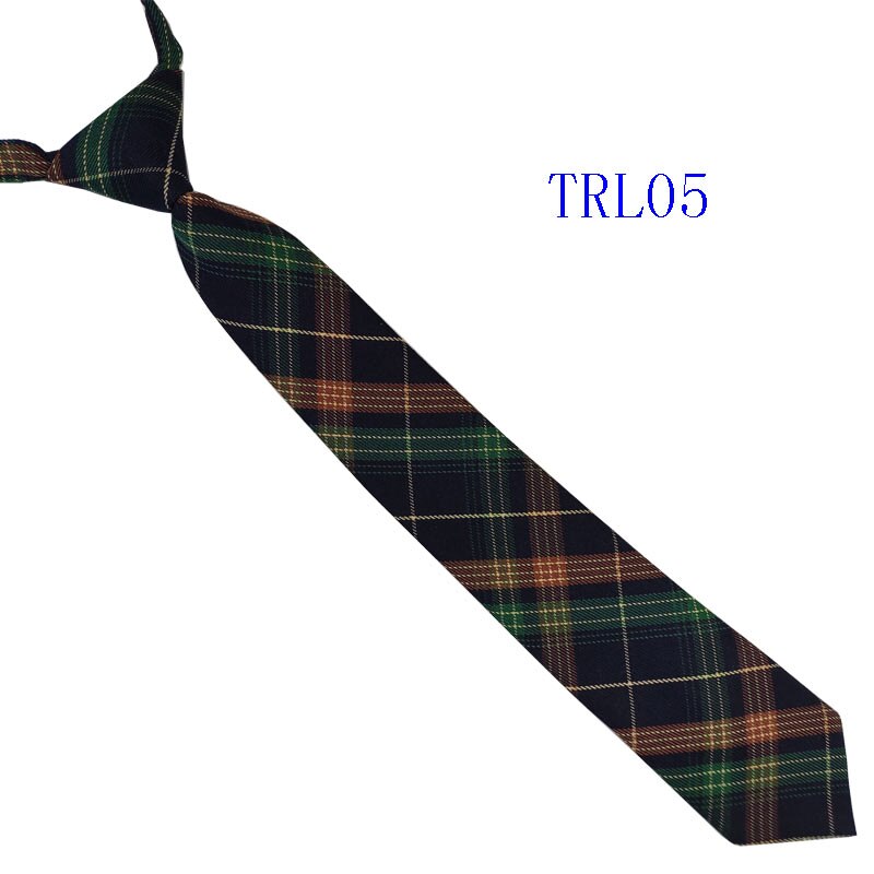 Dreng plaid elastik justerbare slips skole bryllup slips børn studerende gravatas 33cm længde 7cm bredde: Trl 05