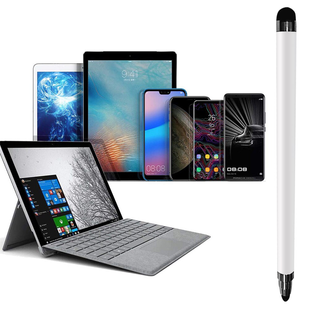 Doppelte touchscreen-stiftspitzen, empfindlicher kapazitiver touchscreen-stift für ipad, smartphone und tablet, zubehör aus aluminiumlegierung