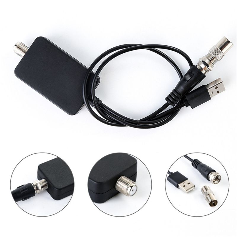 Lav støj usb tv antenne forstærker digital hd dvbt 2 signal booster til tv antenne