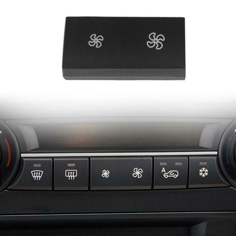 Decal AC Button Trim For BMW X5 E70 X6 E71 Black Accessories Car Auto Air Conditioning