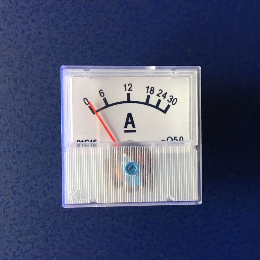 Applied DC Circuit Analog Current Meter Panel Pointer Gauge Mechanical Ammeters Voltage Measurement Tools Easy Reading