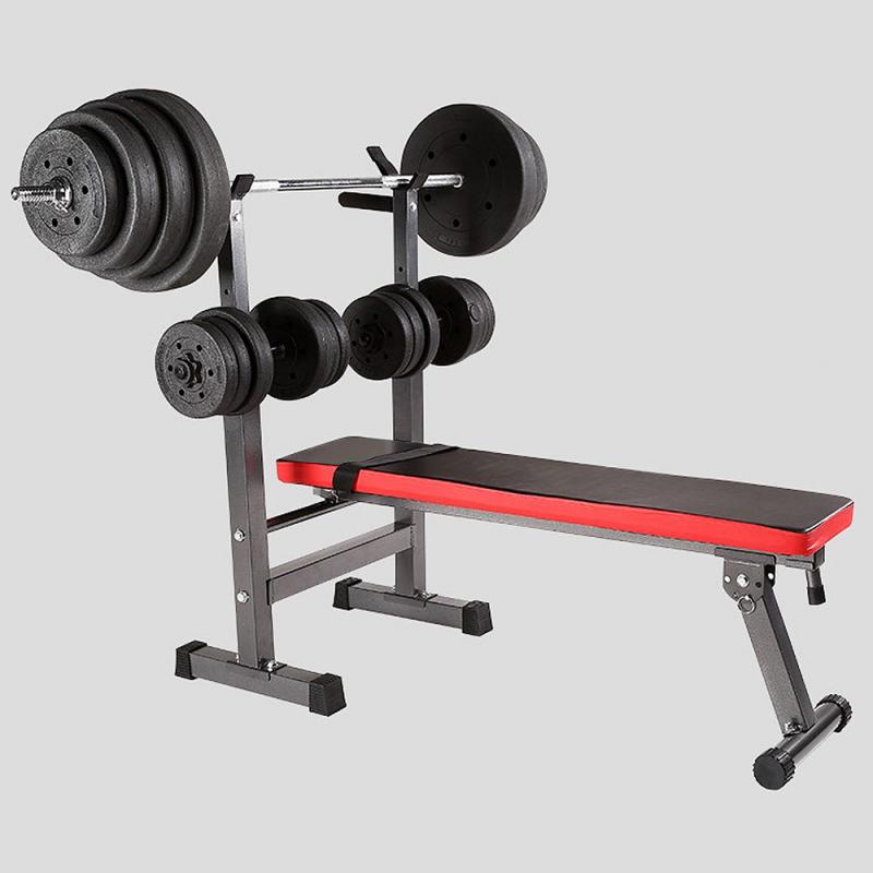 Weight Bench Adjustable Folding Weight Bench Hyperextension 2 In 1 Anti-argento Household Barbell Fitness Equipment HWC