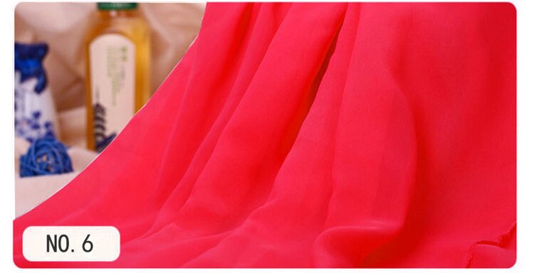 1.5 Meter *1 Meter Chiffon Fabric Sheer Bridal Wedding Dress Lining Fabric Skirt Party Decorator Georgette Tulle Dress Material: 6