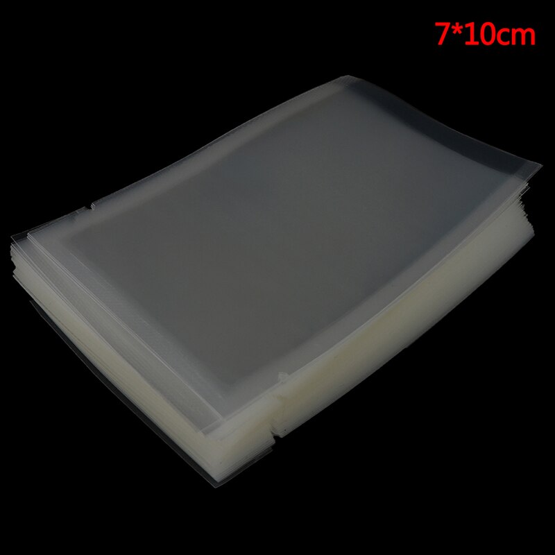 100 sztuk/partia małe domowe urządzenie robić szczelnego pakowania żywności torba jasne folia opakowaniowa woreczek hermetyczny pakowacz próżniowy dla komercyjnych maszyna próżniowa: 2