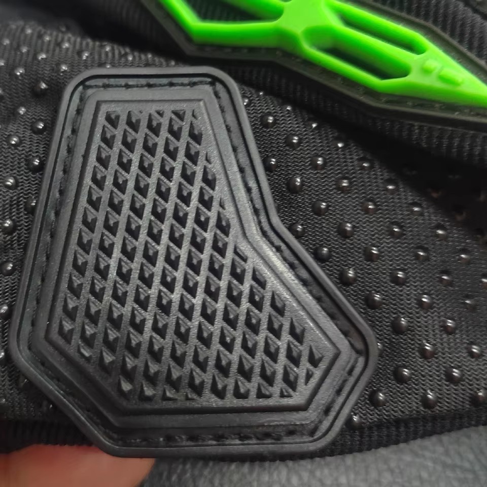 Gröna motorcykelhandskar pekskärm motorcykelhandskar sommar andningsbara motohandskar helfinger motocrosshandskar