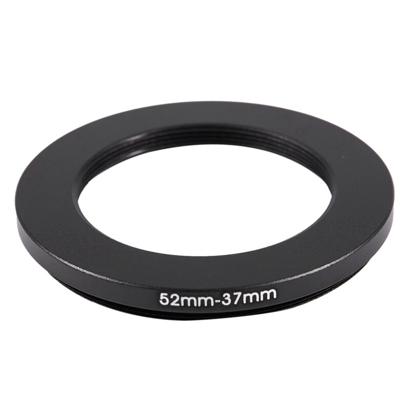 52mm-37mm 52mm a 37mm preto step down anel adaptador para câmera: Default Title