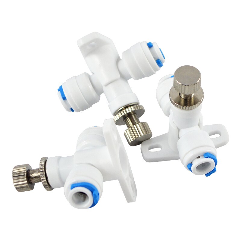 3pcs 1/4 inch Flow Control Valve RO Reverse Osmosis Membrane Water Purifier Waste Water Than The Regulator Control Valve