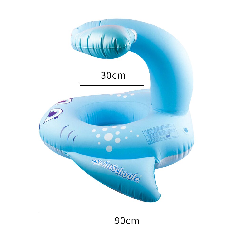 Baleine en forme gonflable 0-3Y enfant en bas âge bébé siège de bain enfants sécurité piscine jouets d'eau flotteur cercle anneau avec parasol #37