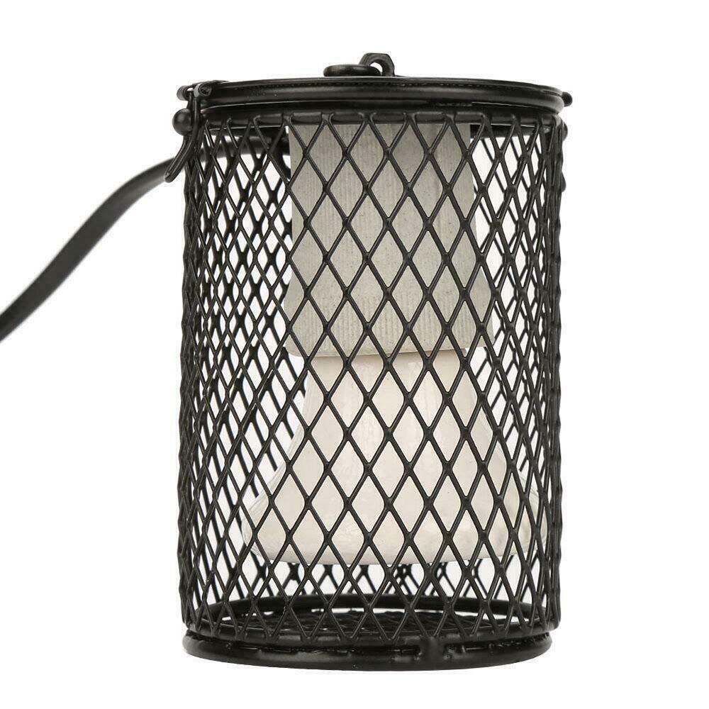 Kæledyr varmelampe infrarød keramisk lys med sikkerhedsbur emitter varme lampe dæksel til kæledyr forsyninger kyllinger krybdyr lampeskærm