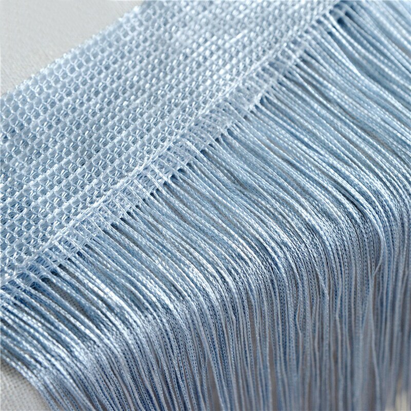 1x2M String Curtain Panels Home Glitter Window Curtains Thread Curtain Tassel Bead Curtain Door Sheer Panel Curtains Bedroom: 12