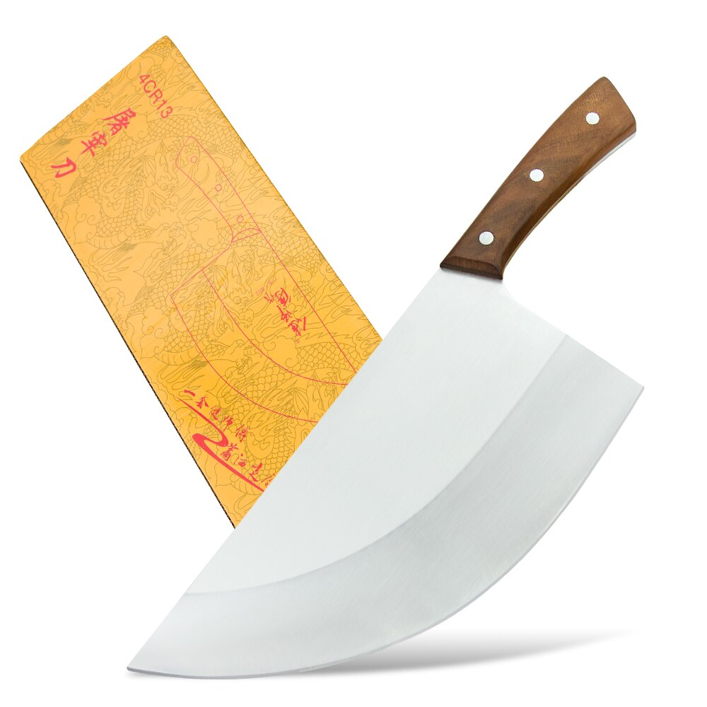 Xyj 3 stk rustfrit stål kinesisk slagterkniv sæt serbisk kok udbeningskniv værktøj kløver filetering bred kniv håndlavet smedet: C