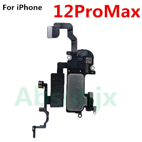 oben Vorderseite Ohrhörer biegen Kabel Für iPhone X XS XR 11 Profi Max 12 Mini Sensor Nähe Kleine Kopfhörer Ohr lautsprecher Headset Teile: Gelb