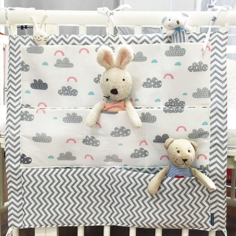 Babybedje Bed Opknoping Opbergtas Multi-functionele 55*60 cm Baby Veilig Slapen Baby Bed Bumpers Soft