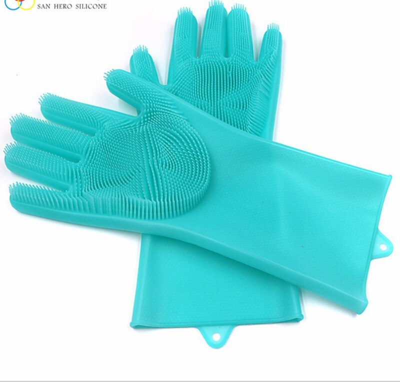 Multifunktions Beständig Silikon Handschuhe Küche BBQ Ofen Kochen Handschuhe