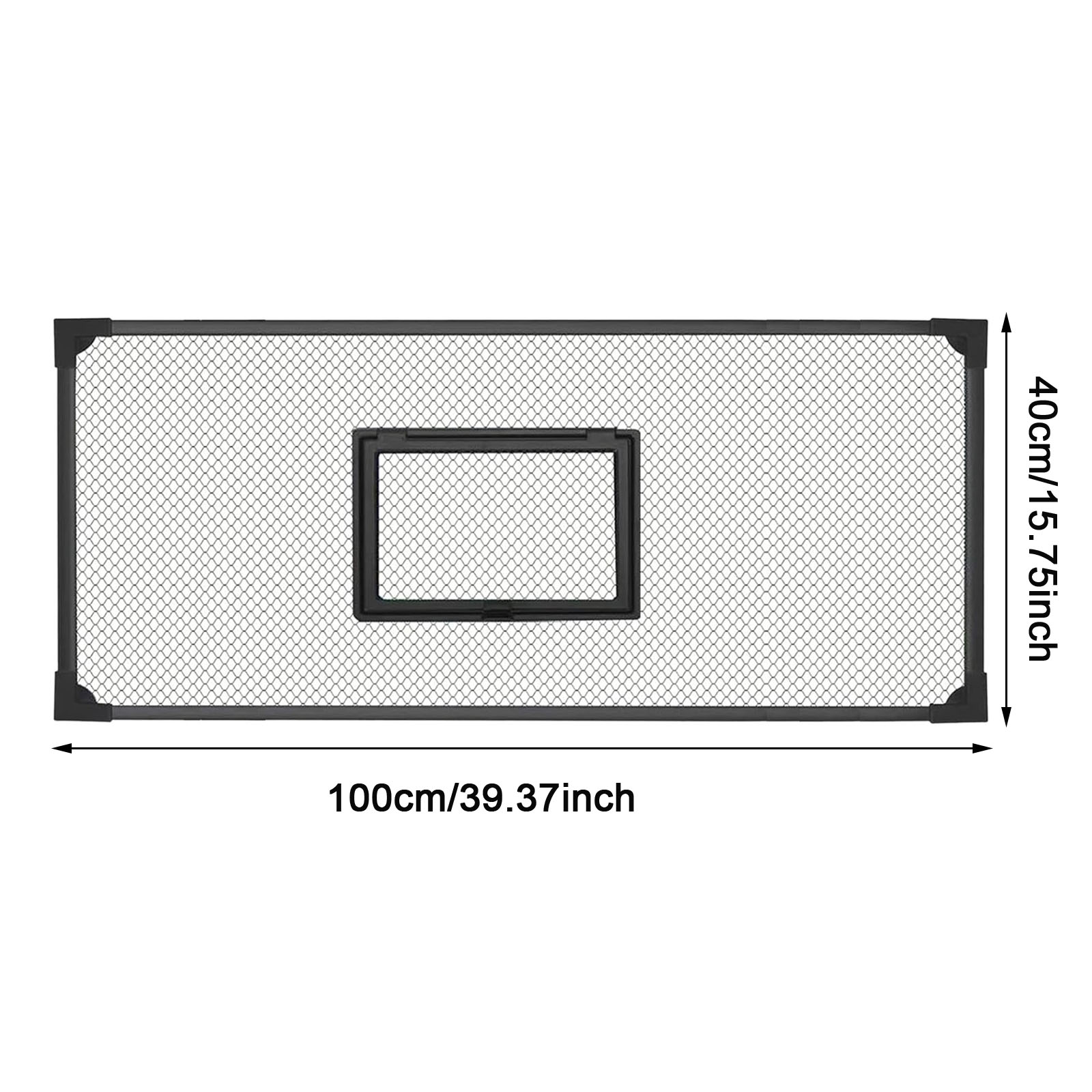 Fish Tank Cover Self Assembly Anti Jump Net Magnetic Black Mesh,Turtle Tank Net Fish Tank Top Protective Cover Replacement: Blue