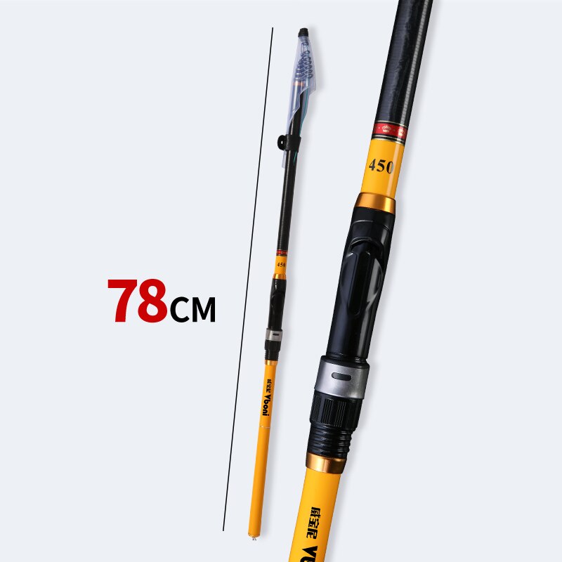 carbon fiber Spinning Fishing Rod 3.6M 4.5M 5.4M 6.3M M Power Telescopic Rock Fishing Pole Carp Feeder Rod Surf