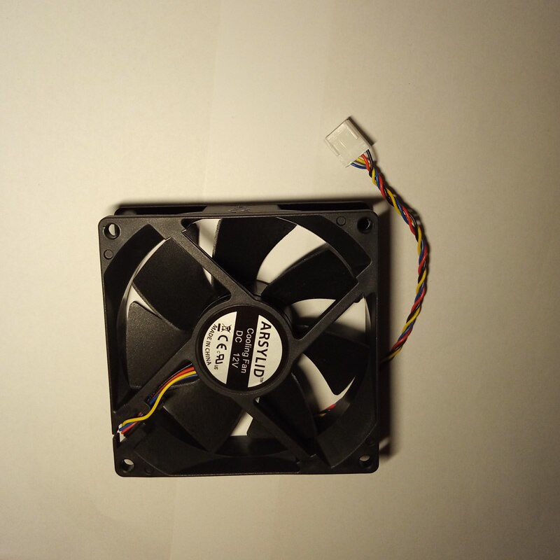 ARSYLID CPU 90mm 9 cm 9025 fan koelventilator computer case 4pin temperatuurregeling 9 cm fan: 4pin