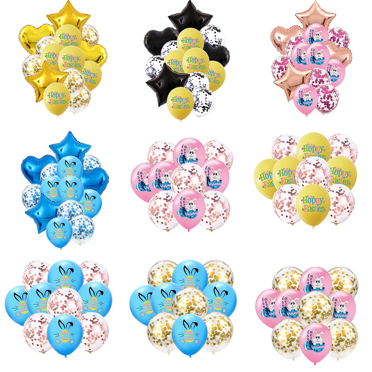 Animal Gold Balloon The rabbit Birthday Easter egg Party Game Decorations Children's day Foil Balloons Kid Boy Baby Shower