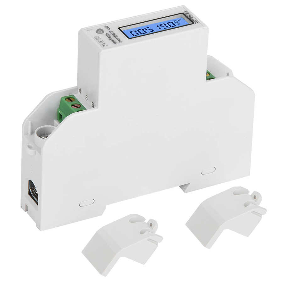 DDS519R Watt Hour Meter Smart Digital Display Household Energy Meter 1P 100A