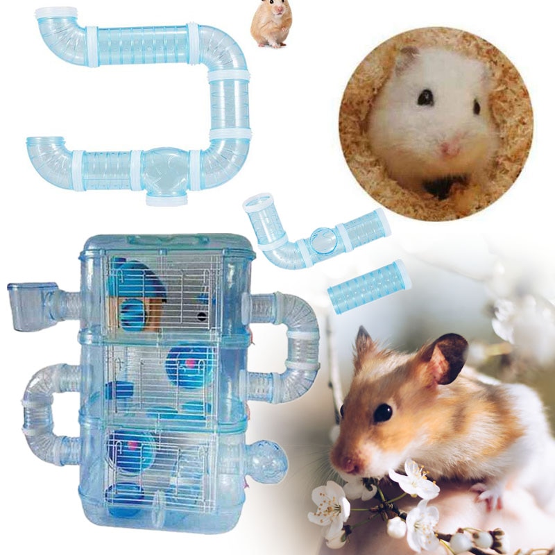 Ulkoinen yhteys tunnelin raideputkilelu hamsterin urheiluvuodeksi lemmikkieläinten lelu pieni eläin