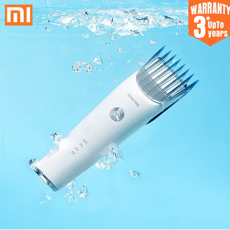 XiaoMi ShowSee elektryczna maszynka robić włosów bezprzewodowy potężne maszynki robić strzyżenia mężczyzn maszynki robić golenia profesjonalne trymery narożne maszynki robić golenia Hairdresse Machic
