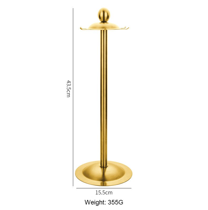 Luxury Golden Stainless Steel Kitchenware Cooking Tools With Storage Rack Kitchen Utensils Set Non-stick Cookware Spatula Spoon: Storage stand 1 pc