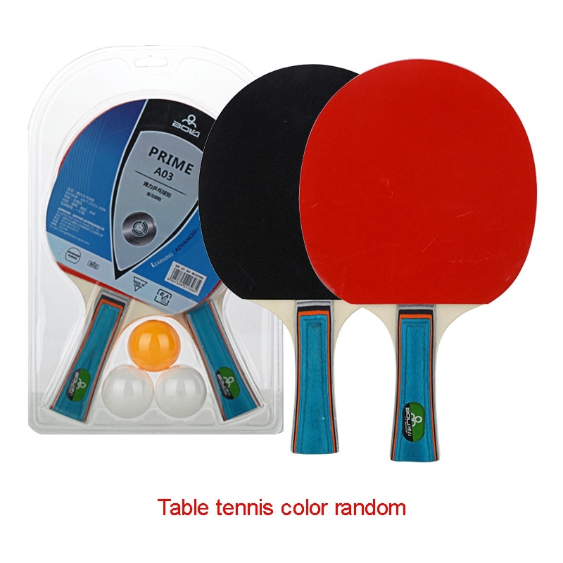 2 racket+3 Balls Carbon Fiber Table Tennis Rackets With Double Face Pimples Table Tennis Rubber Ping Pong Rackets