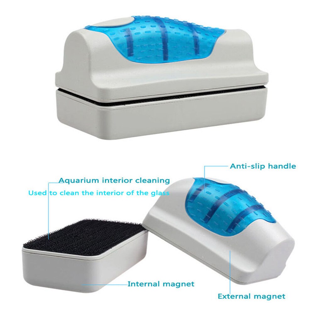 Magnetische Aquarium Borstel Aquarium Accessoires Decoratio Cleaner Drijvende Clean Aquarium Aquarium Glas Gereedschappen Schoon AA0050