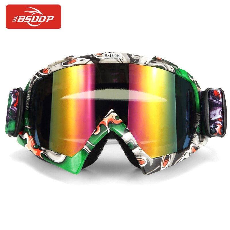 Bsddp merke motocross briller langrenn ski snowboard atv maske oculos gafas motocross motorsykkel hjelm mx briller briller: A7