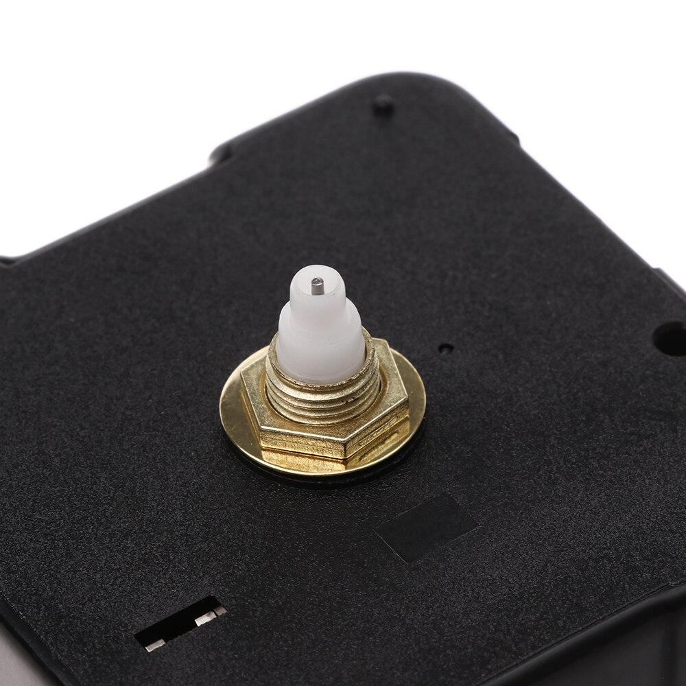 1Set Klassieke Zwarte Klok Beweging Mechanisme Quartz Klok Onderdelen Moer Pakking Shaft Vervanging Gereedschap Stille Modus Bell Accessoire