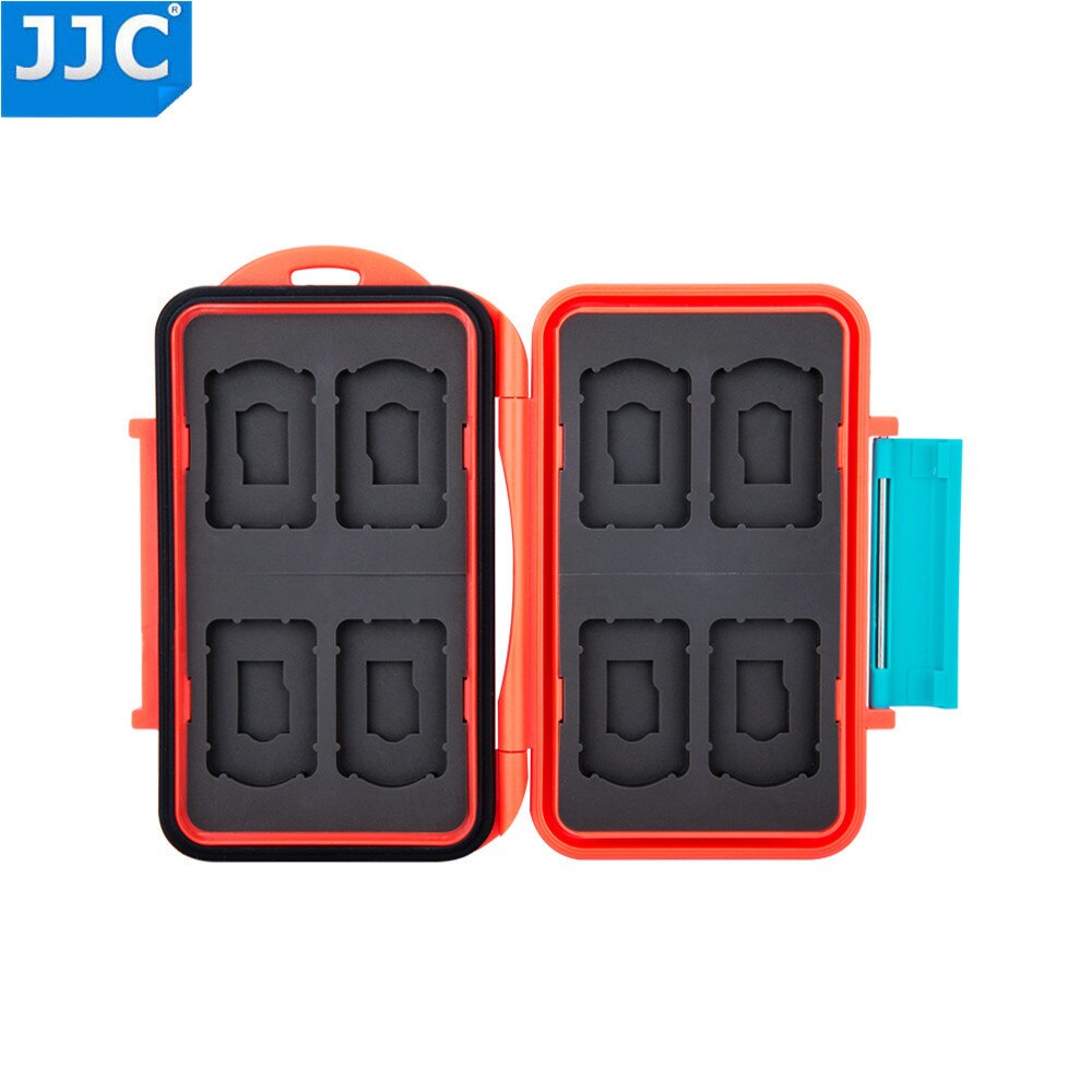 Jjc Ns Game Video Card Case Geheugenkaarten Tas Micro Sd Opbergdoos Waterbestendig Houder Protector Voor Nintendo schakelaar: MCNSMSD16 Orange