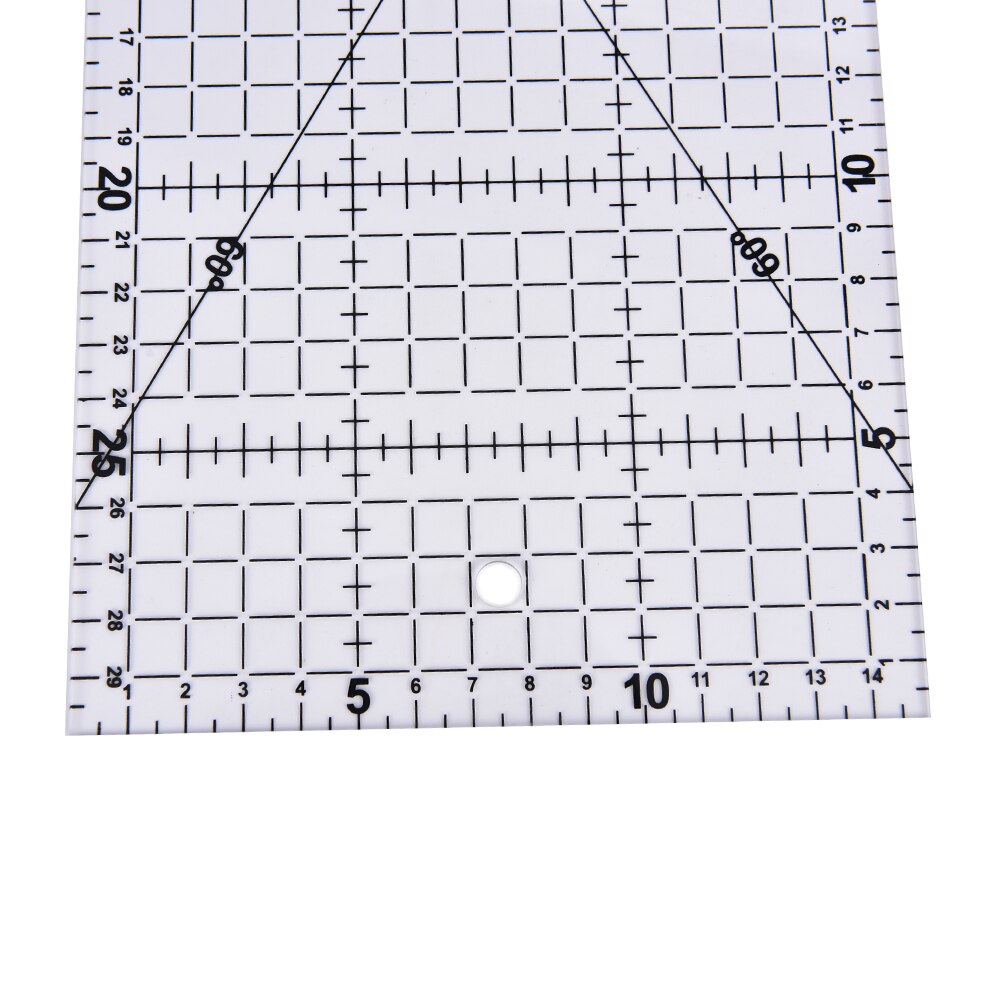 30X15cm Thick Cloth Patchwork Sewing DIY Tool Ruler Transparent Quilting Sewing Patchwork Foot Aligned Ruler