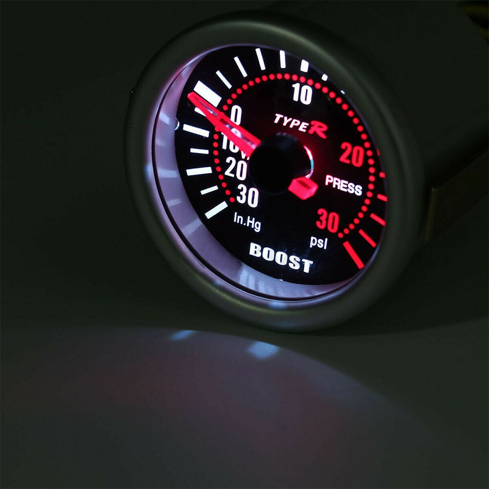 2in 52mm Mechanical 12V Car Turbo Boost Gauge Kit Universal Car Parts Led Pointer Display Boost Controller Kit 1-30 PSI