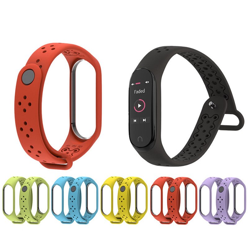 Rem til mi band 4 5 armbånd håndledsrem til mi band 3 4 5 armbånd silikonestrop til mi band 4 3 urbånd mi band 5 pulseira