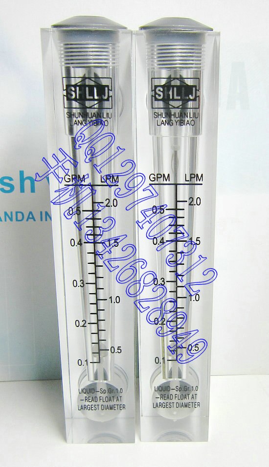 LZM-15 panel type water meter float liquid flowmeter 16-160LPH L / h