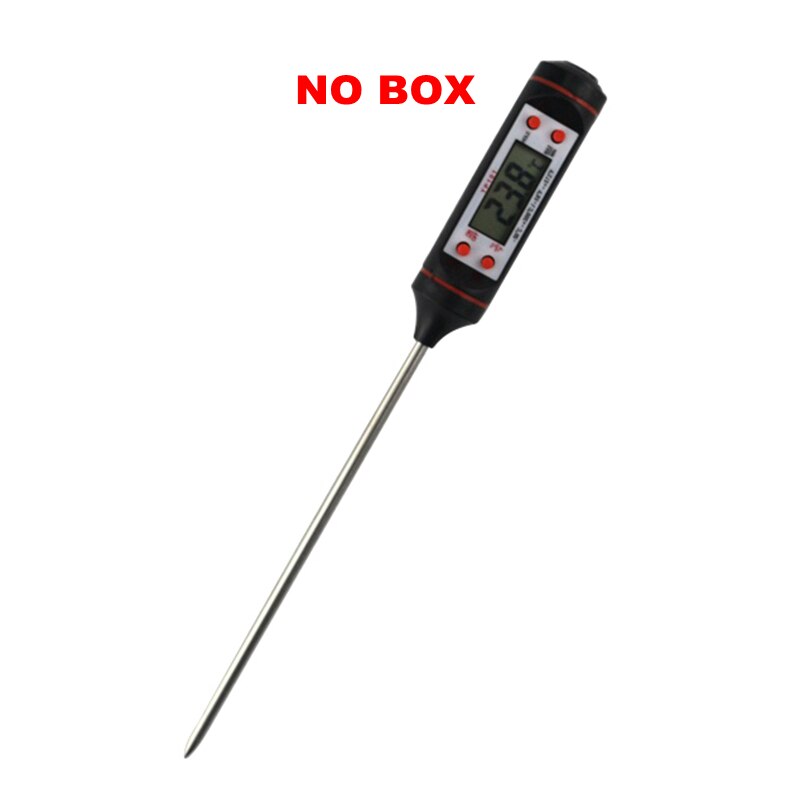 Digital Kitchen Thermometer Probe Meat Thermometer Cooking Food Meat BBQ Probe Temperature Meter EC16: NO BOX