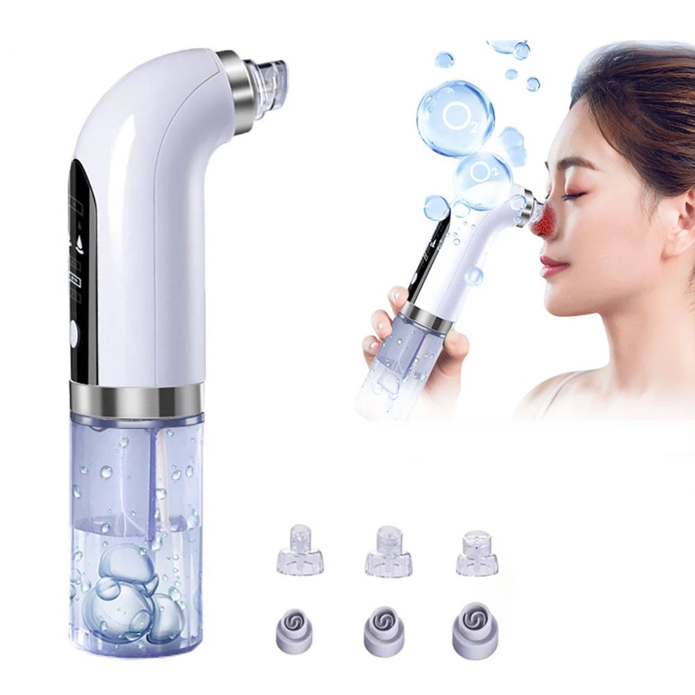 Face Cleansing Kit Vacuum Blackhead Remover Ultrasonic Skin Scrubber Nano Facial Sprayer Electric Face Clean Set 31: Type 4 with box