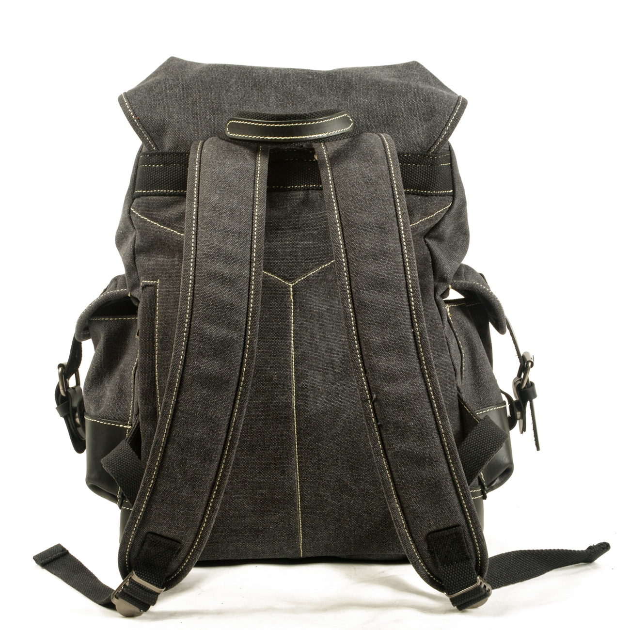 Ombro ao ar livre dos homens saco de estudante casual mochila de viagem de grande capacidade saco de escalada de couro de lona