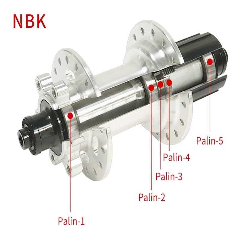 MEROCA km-5.0 Mtb Mountain Bike Hub 32 Holes 5 Bearing 8/9/10/11 Speed Front Rear Qr Or Thru Aluminum Alloy Bicycle Hubs