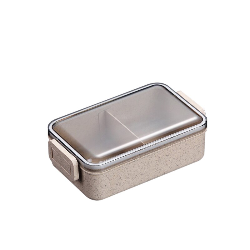 Lunchbox Voedsel Container Magnetron Verwarmd Lunchbox Voor Kids 304 Roestvrij Bento Lunchbox Voedsel Container Keuken Accessoires: 1 Layer Khaki