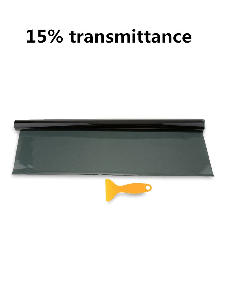 Autoglas zijruit zonwerende folie folie 50cm*100cm 50%/35%/25%/20%/15%  transmissie 1 st: 15 procent