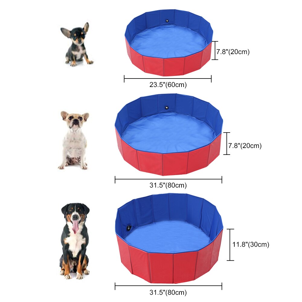 Pet Dog Pool Foldable Dog Swimming Pool Pet Collapsible Outdoor Bathing Tub Bathtub Pool For Large Dogs Summer Piscina Perro