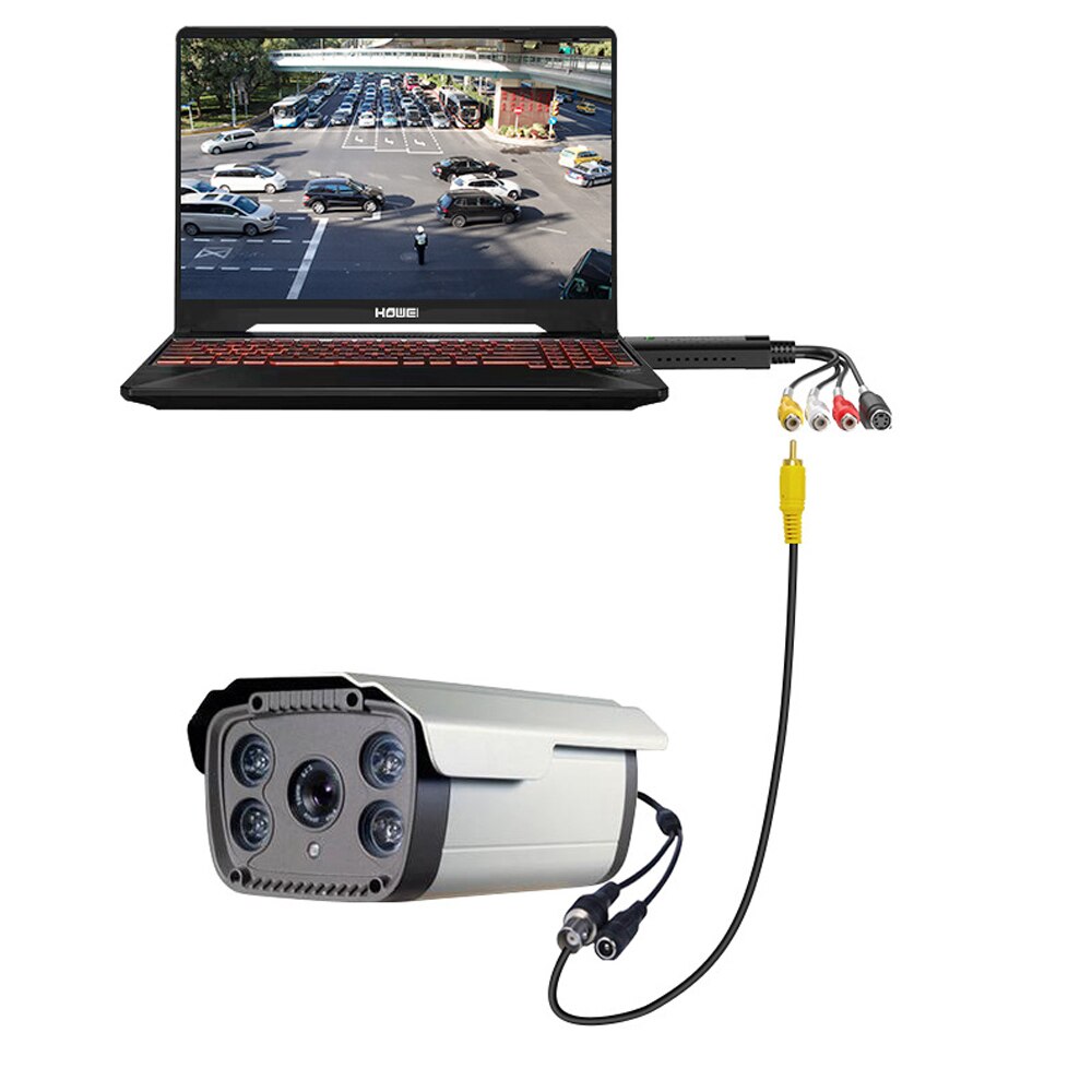 USB 2.0 Audio TV Video VHS to PC DVD VCR 1080P Converter Camera Video Capture Card Adapter For Recording VCR with Digtal Driver