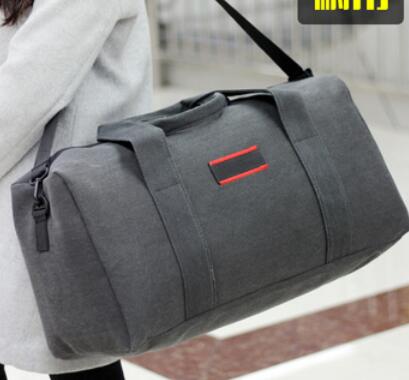 ANAWISHARE Vrouwen Reistassen Canvas Grote Capaciteit Mannen Bagage Reizen Plunjezakken Opvouwbare Tas Voor Trip: Travel Bags 1