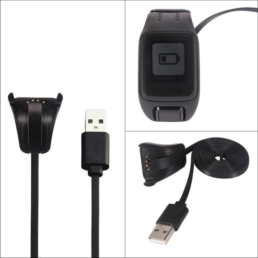 #20 USB Data Charging Cradle Cable Charger For TomTom Spark Cardio Sport Watch Quick connect Convenient: Default Title