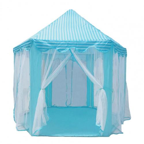 Tienda plegable Durable portátil niños grandes carpas tipi para casa: Azul