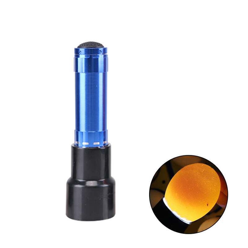 Incubadora, probador de huevos, linterna de prueba de huevos, lámpara LED de 9 para huevos, equipo de incubación en frío, herramienta de incubación de aves: blue